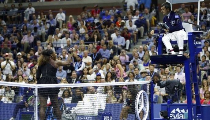 Williams loses game for arguing during US Open loss to Osaka