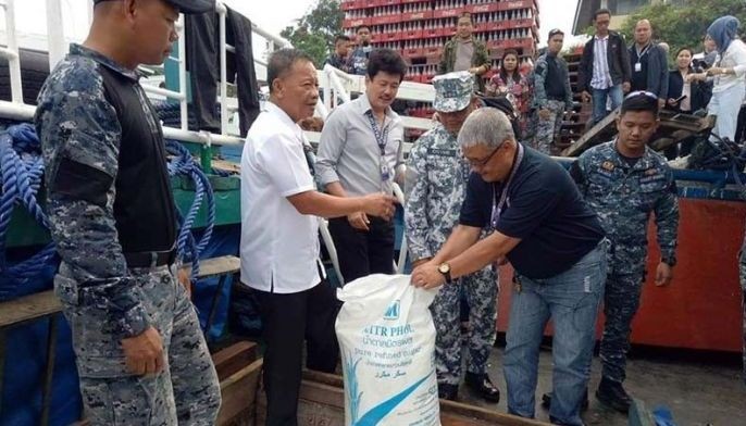 P10 million worth of smuggled sugar seized in Tawi-Tawi