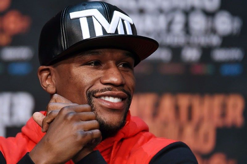 Mayweather in Manila today â�� only as guest