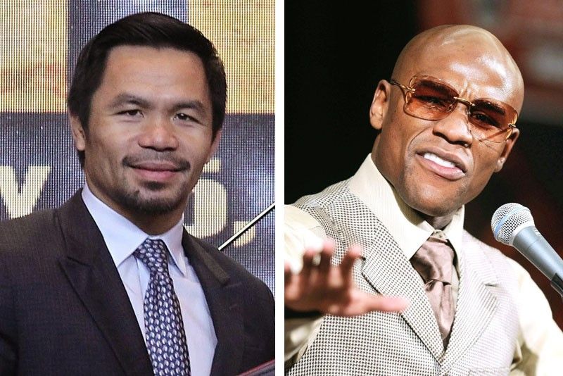 Pacquiao, Mayweather cross paths anew at NBA game
