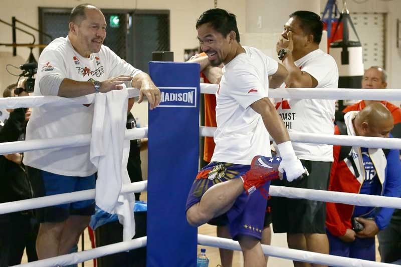 Pacquiao caps training, ready to rumble