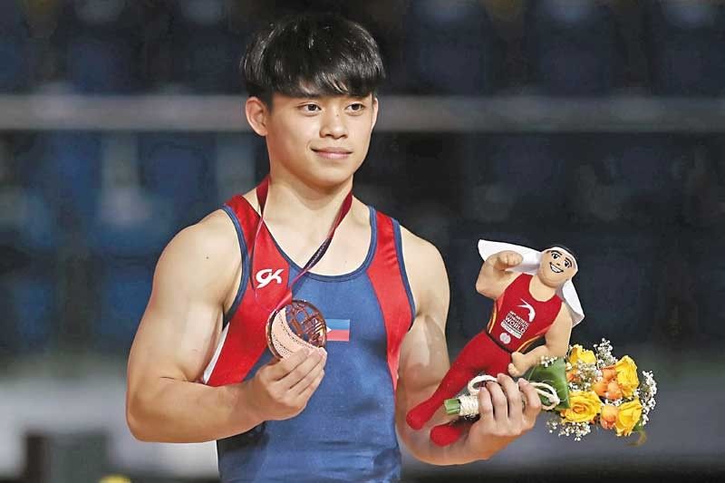 Pinoy gymnast big hit in Doha