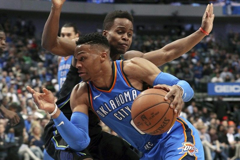 Russell Westbrook lifts Thunder over Dallas Mavericks with 30 points