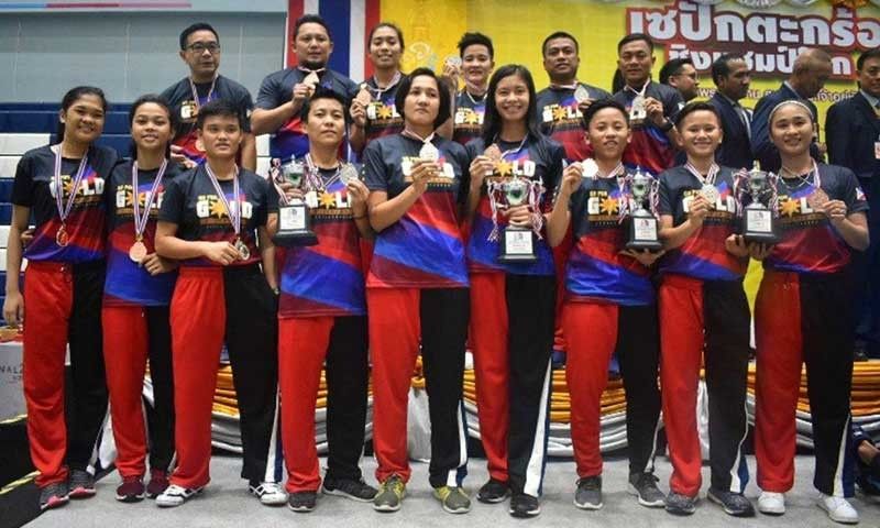 Philippines pockets silver, 3 bronzes in sepak takraw WC