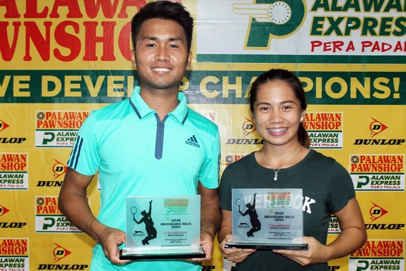 Jeson Patrombon, Marian Capadocia cop PPS Brookside Open titles