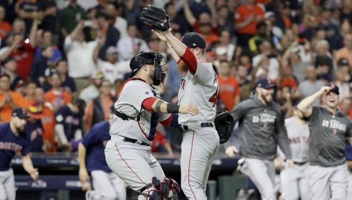 Al Champs Red Sox on to...  World Series