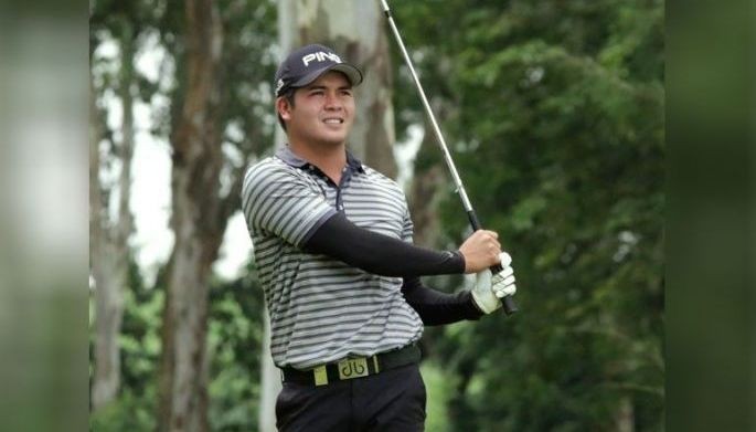 Solid driving nets Justin Quiban 4-shot lead