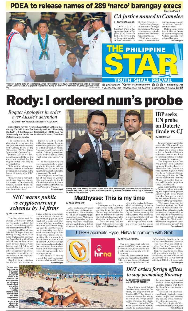 The STAR Cover April 19, 2018