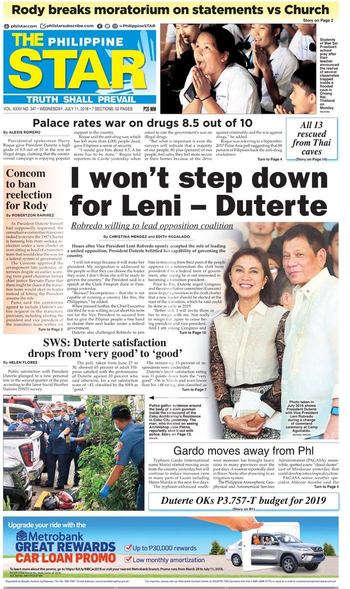 The STAR Cover (July 11, 2018)