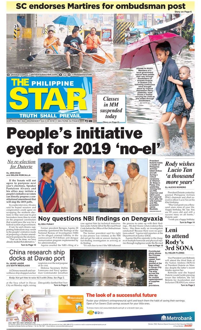 The STAR Cover (July 18, 2018)