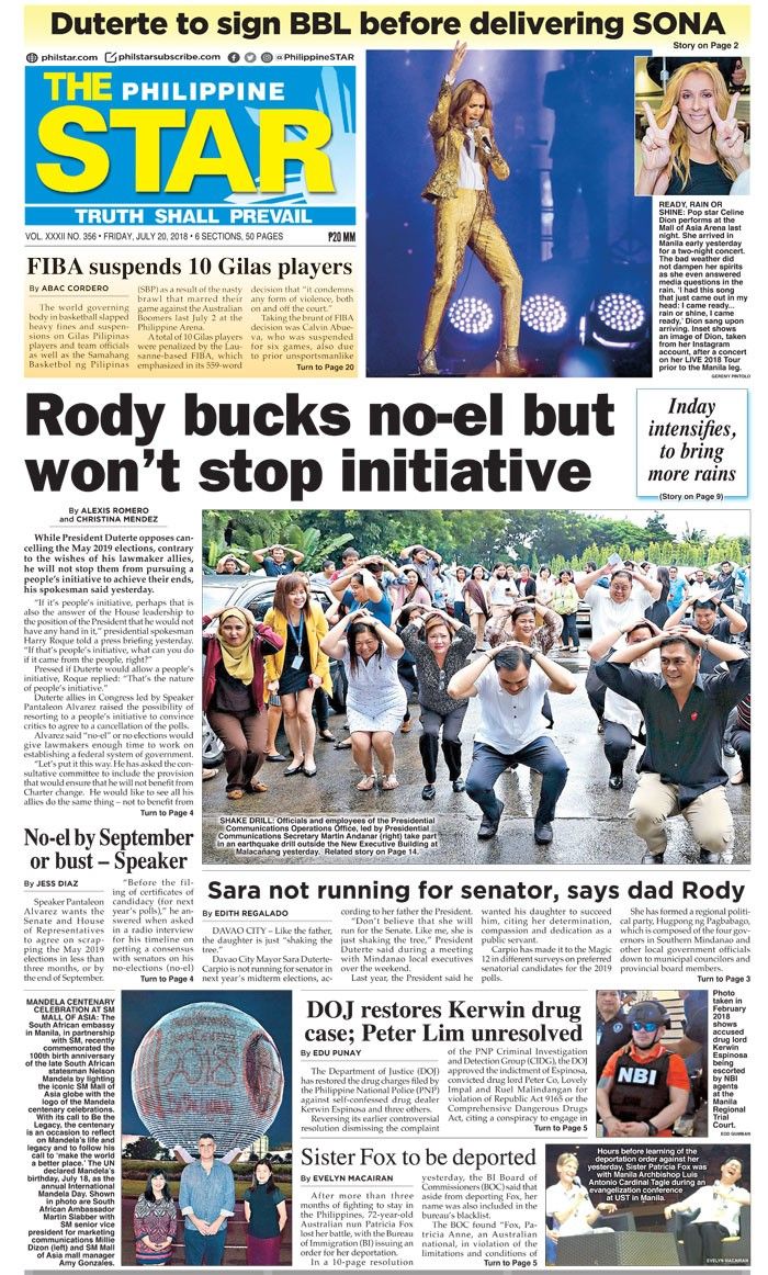 The STAR Cover (July 20, 2018)