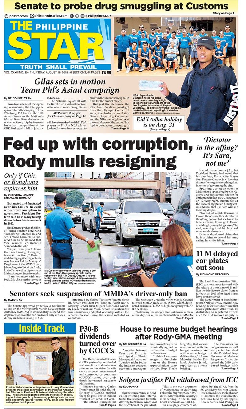 The STAR Cover (August 15, 2018)