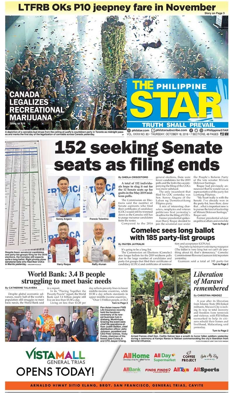 The STAR Cover (October 18, 2018)