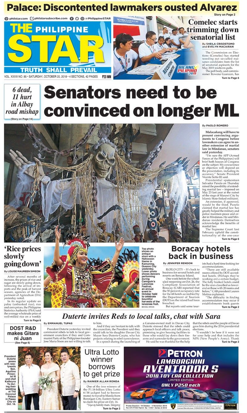The STAR Cover (October 20, 2018)