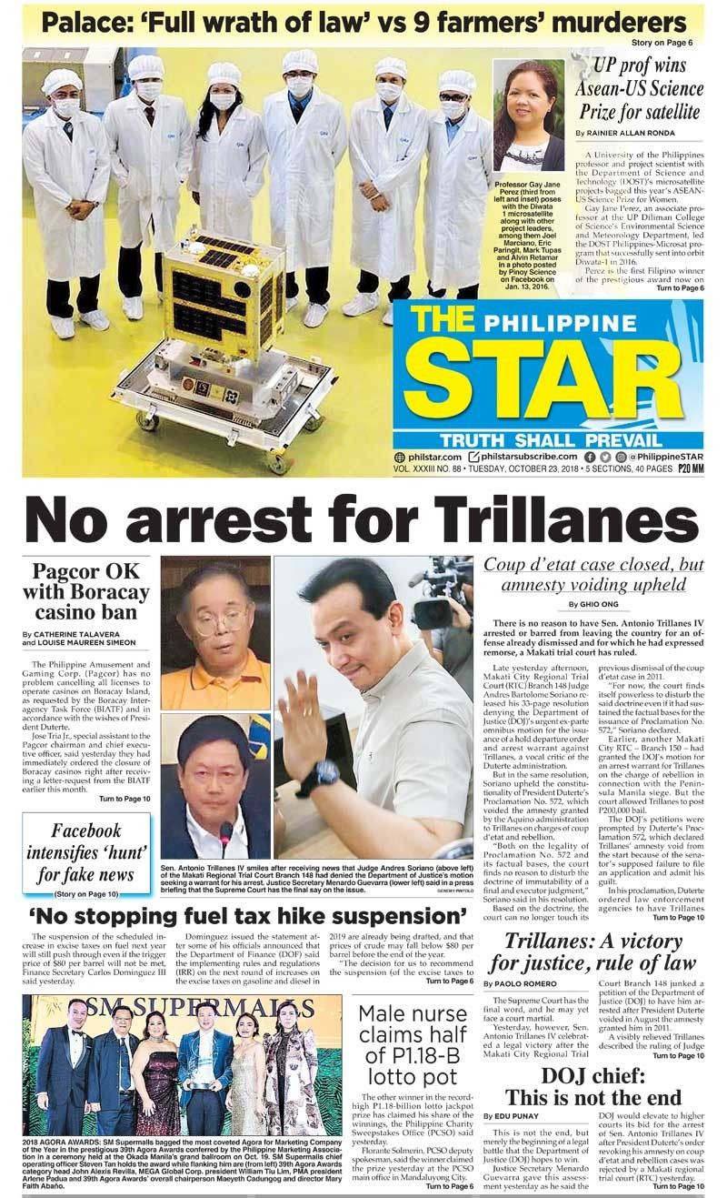 The STAR Cover (October 23, 2018)