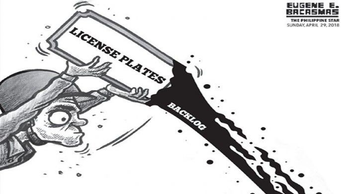 EDITORIAL - License plates, at last
