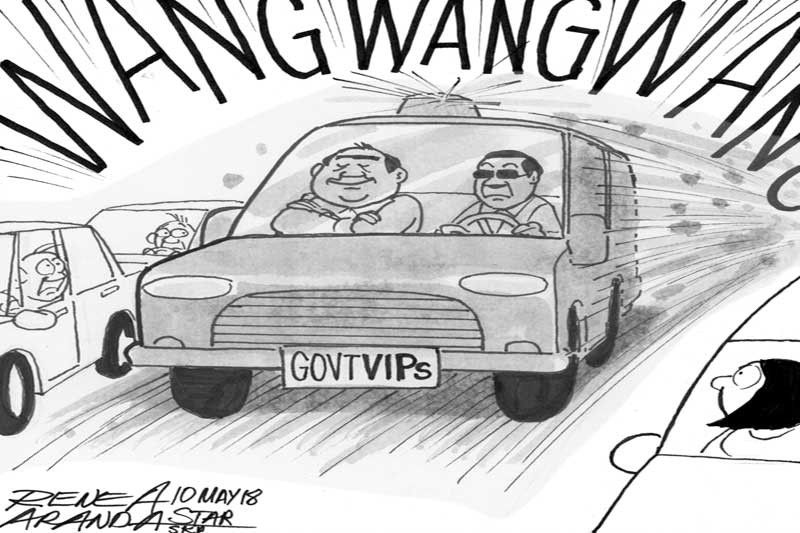 EDITORIAL â Still no to wang-wang