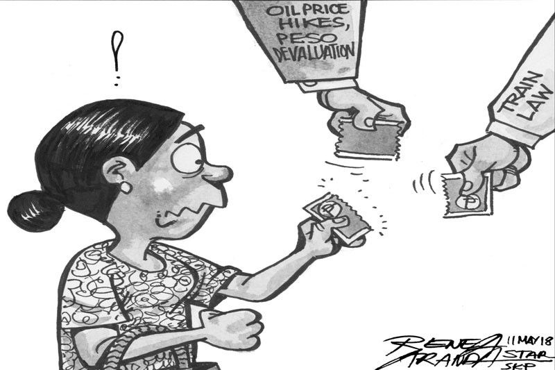 Resulta ng larawan para sa inflation rate editorial cartooning
