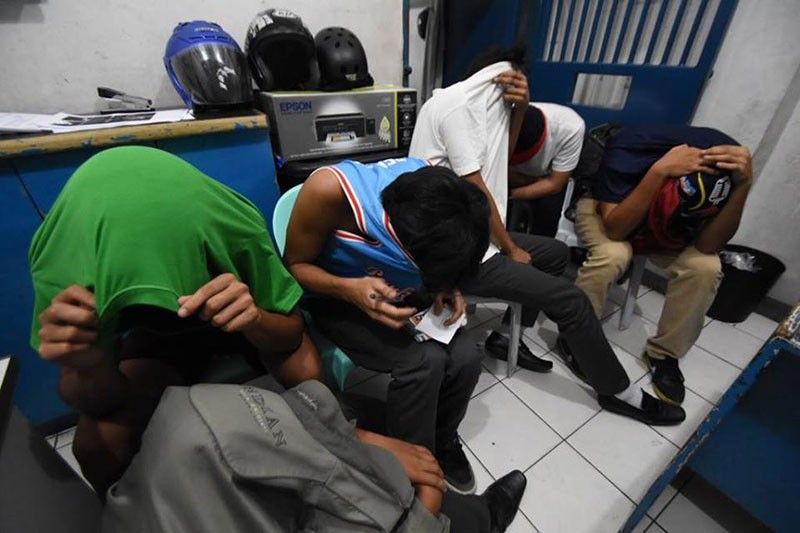 Two minors involved: 6 studes in pot session nabbed