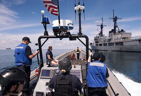 US Navy searching for overboard marine off Sulu Sea