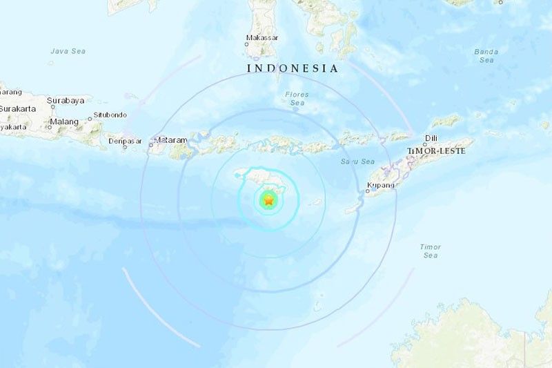 Twin quakes hit off Indonesian island of Sumba: USGS