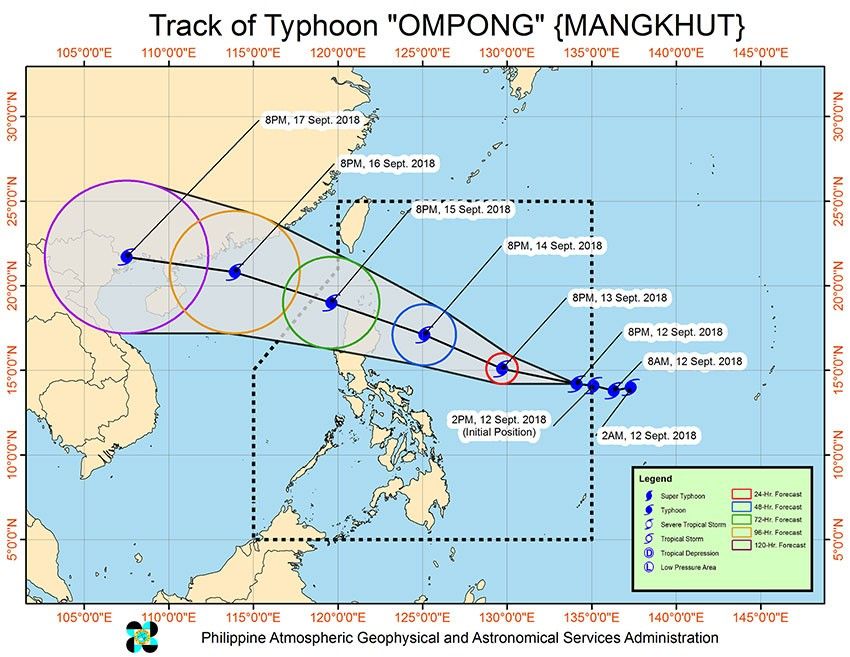 Philippine Typhoon Track