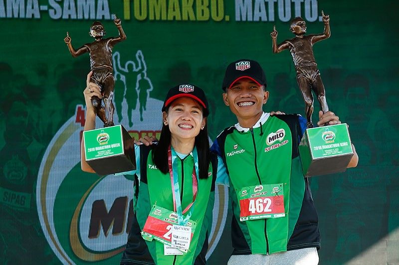 Tabal, Poliquit dinomina ang Milo Marathon