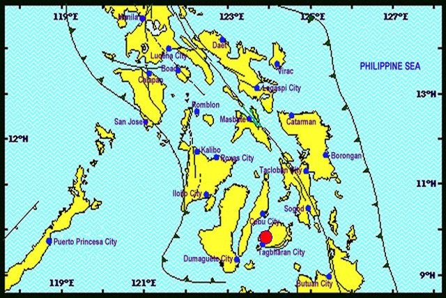 Magnitude 4 quake jolts Bohol