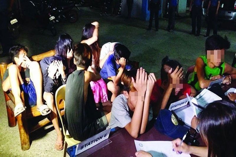 Minors violating curfew tops â��Operation Tambayâ�� arrest