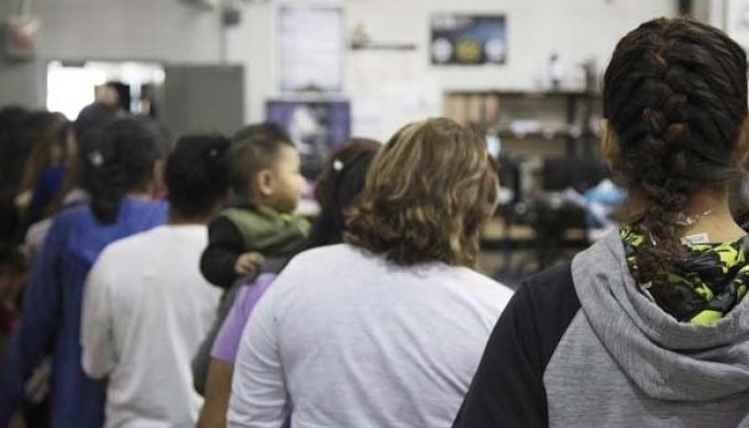 Hundreds of children wait in Border Patrol facility in Texas