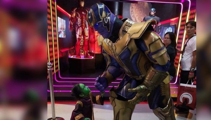 Dad, daughter turn heads at AsiaPOP Comicon Manila 2018 with Thanos, young Gamora cosplay
