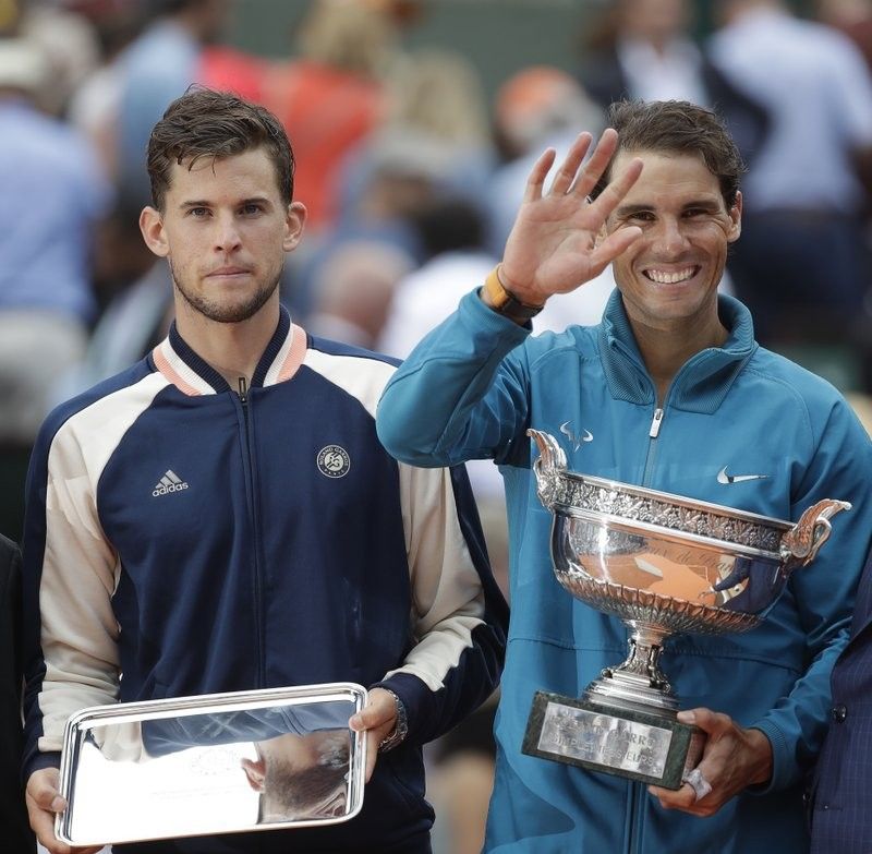 Thiem: Easier to watch Nadal on TV in French Open final