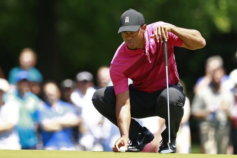 Woods struggles with greens in first round since Masters