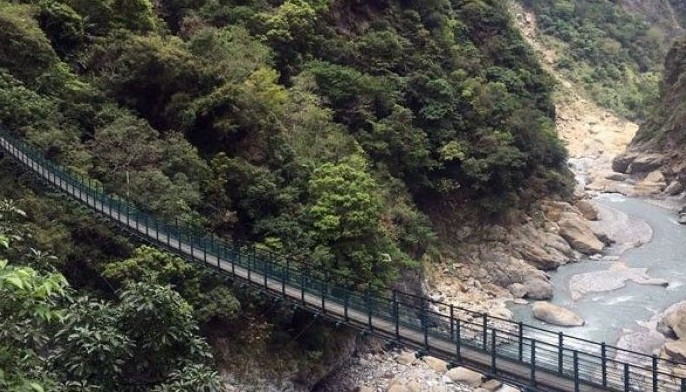 Trekking above Taroko Gorge