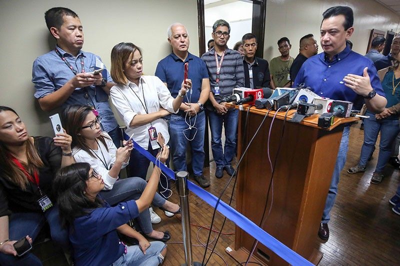 Palace: Trillanes staying in Senate only drama