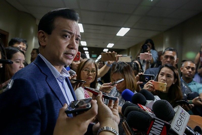 Court urged to issue warrant vs Trillanes for failure to present amnesty application