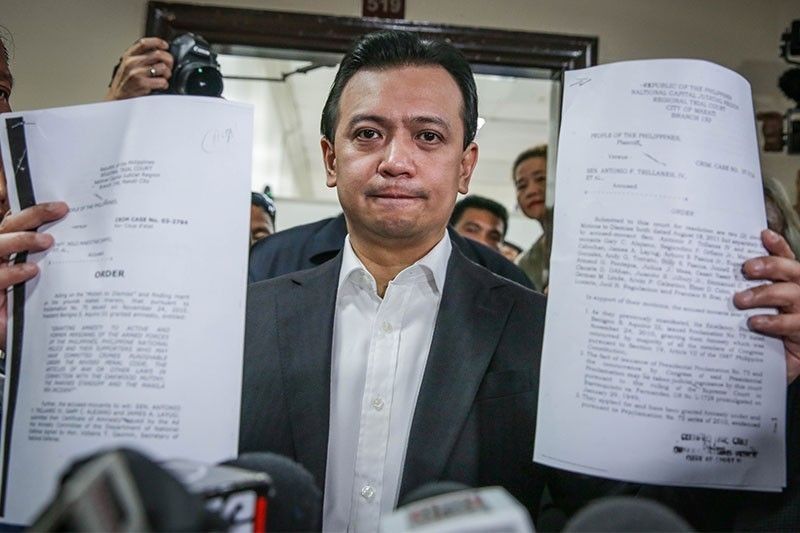 Trillanes urges SC to rule on Proclamation 572