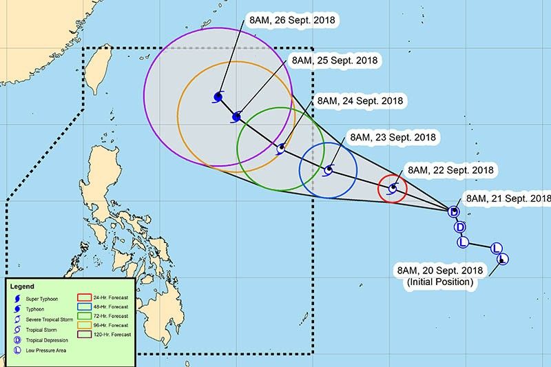 Tropical depression off Southern Luzon to enter PAR Sunday