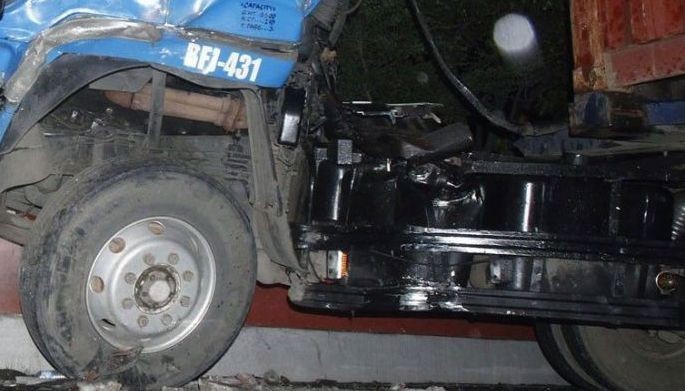 Biker nalasog sa truck