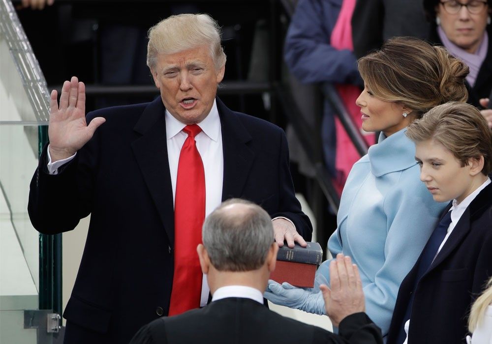 Trump takes charge: Sworn in as 45th US president