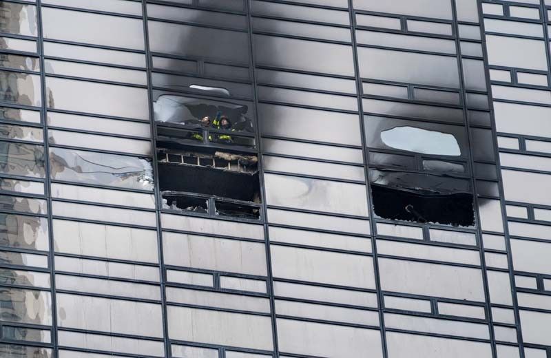 1 killed in fire at Trump Tower in New York
