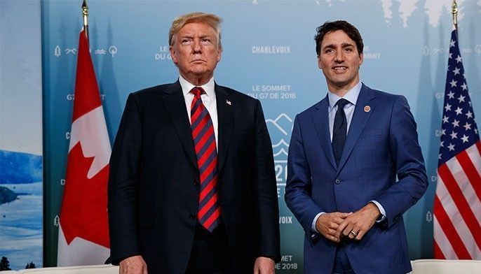 Canada-US relations at a low after Trudeau-Trump trade tiff
