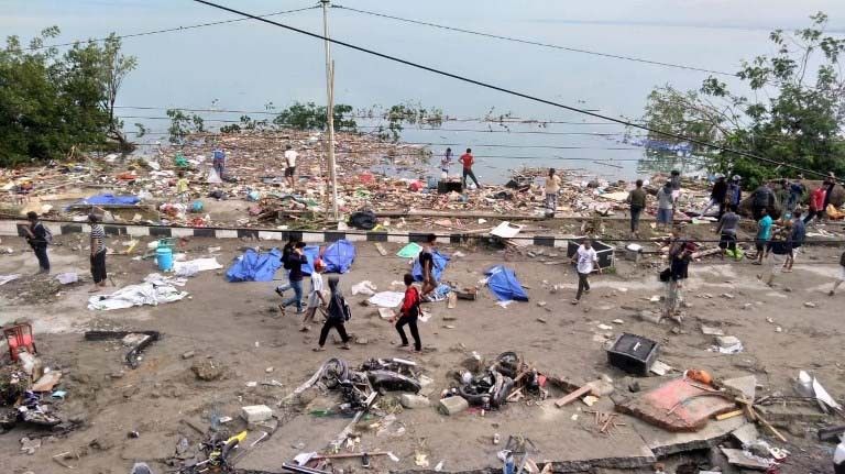Scores killed in Indonesia quake-tsunami