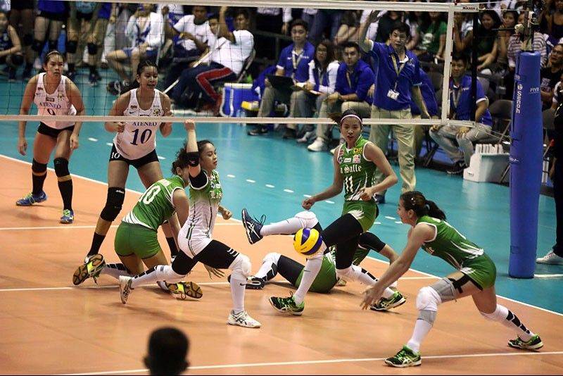 Lady Spikers clip Eagles in Game 1