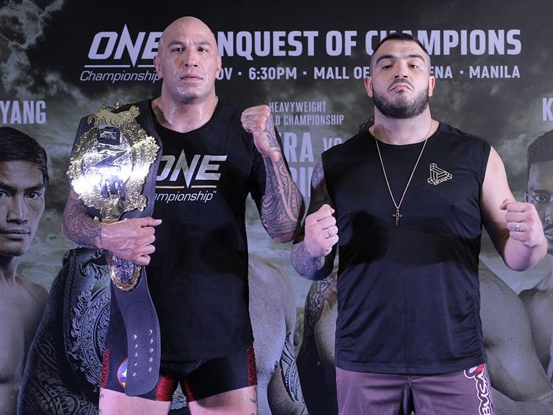 Vera, Cerilli face off at 'Conquest of Champions' open workout