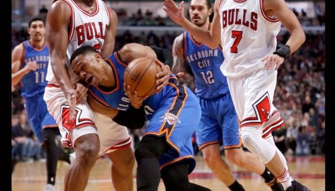 Westbrook, Thunder cruise past Bulls 109-94