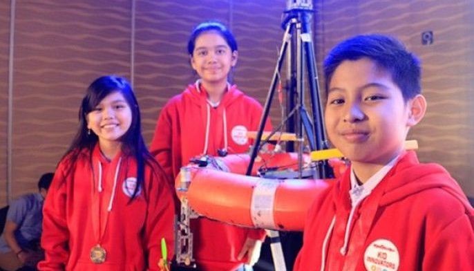 Kid innovators aspire to improve national security with their robot inventions