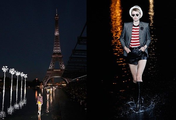 Like âCrazy Rich Asiansâ: Models walk on water at Paris fashion showÂ 