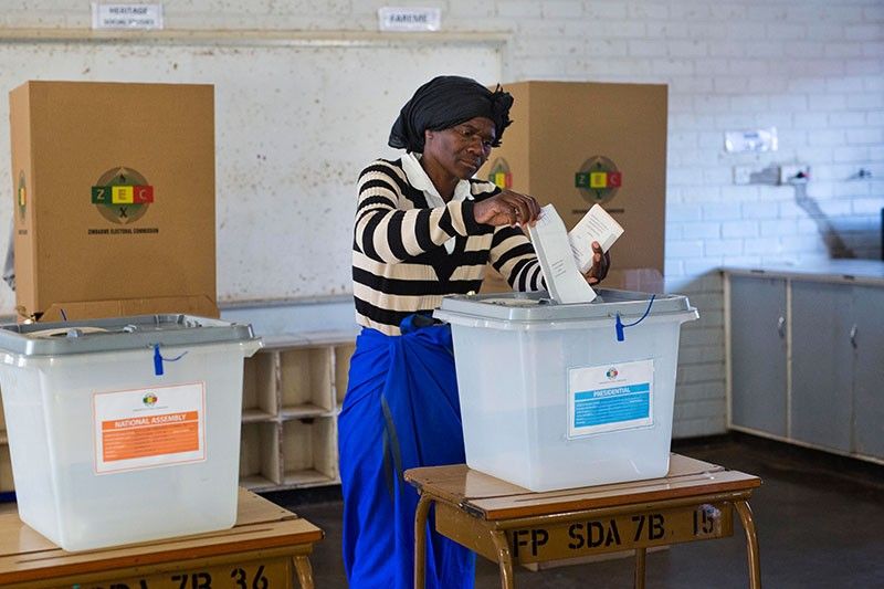 Zimbabwe votes for first time without Mugabe on ballot