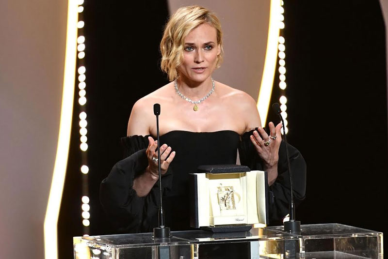 German star Diane Kruger ditches glamour to win at Cannes